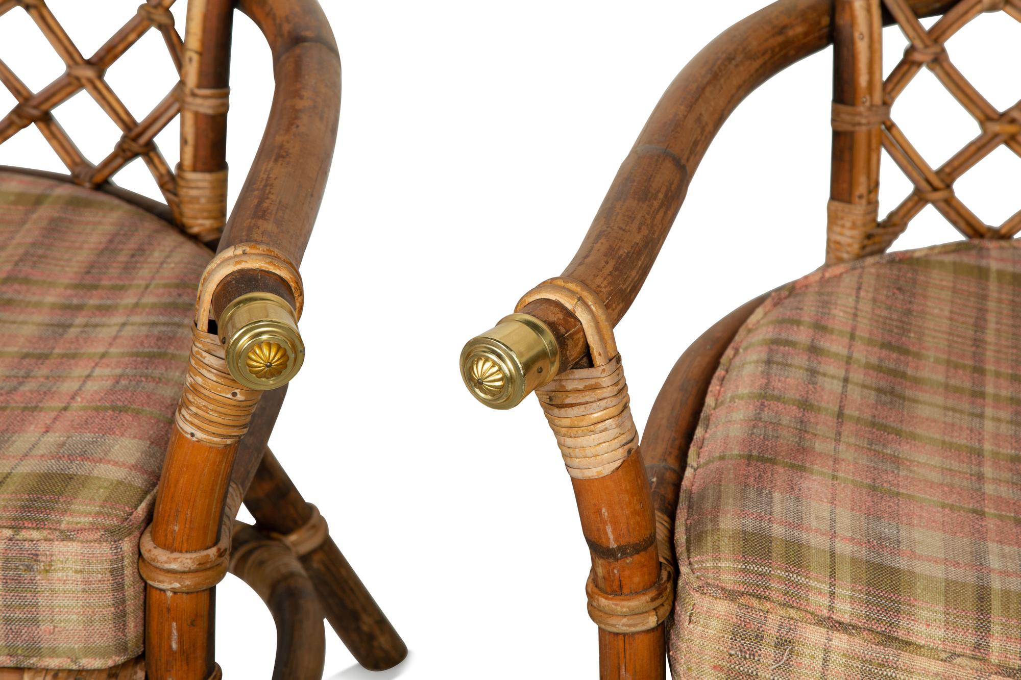 A Pair of Adirondack Style Armchairs