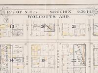 A group of 5 maps of Chicago streets, comprising: