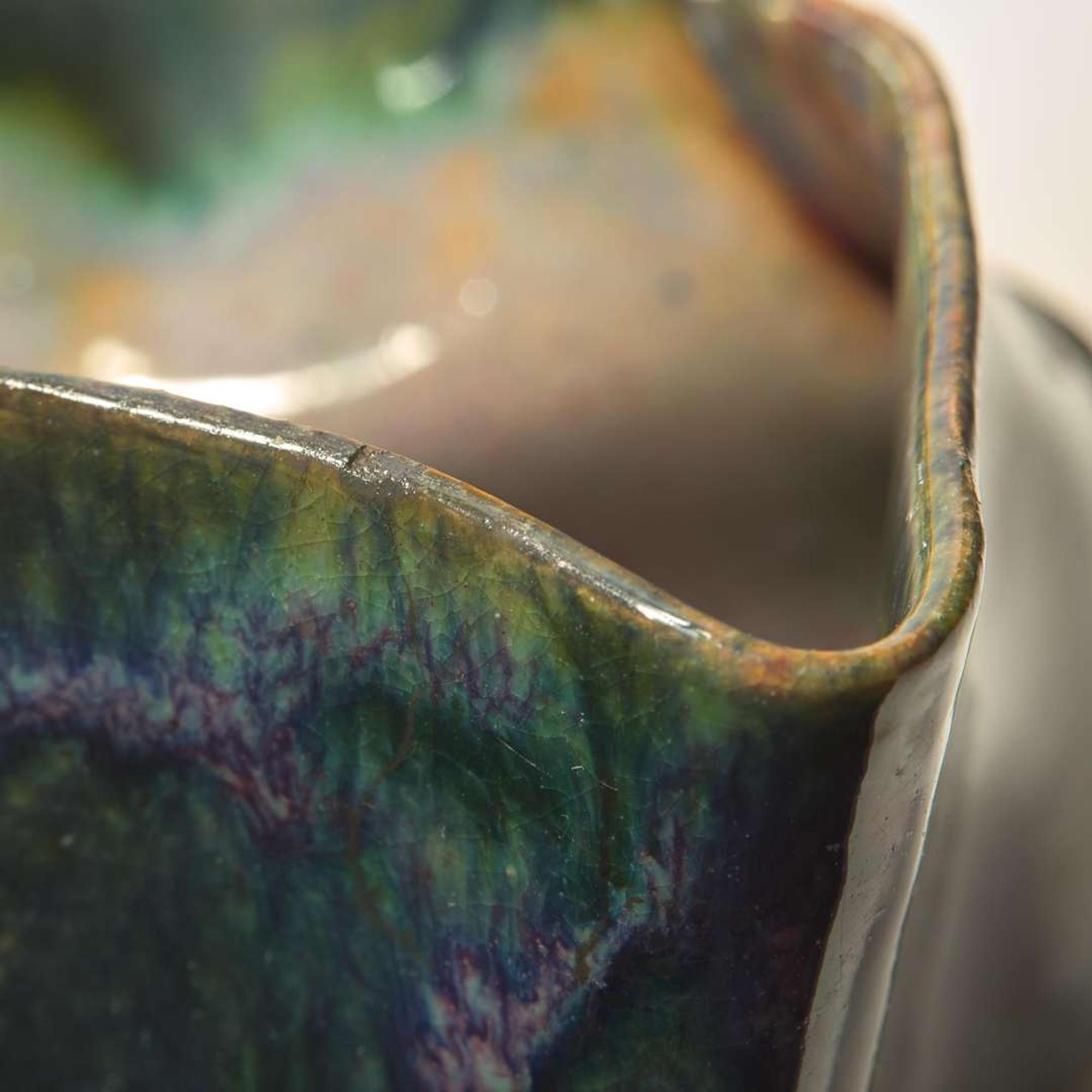 Folded Pitcher with cut handle, c.1895-1896 Biloxi, Mississippi, USA