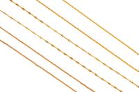 COLLECTION OF YELLOW GOLD NECKLACES
