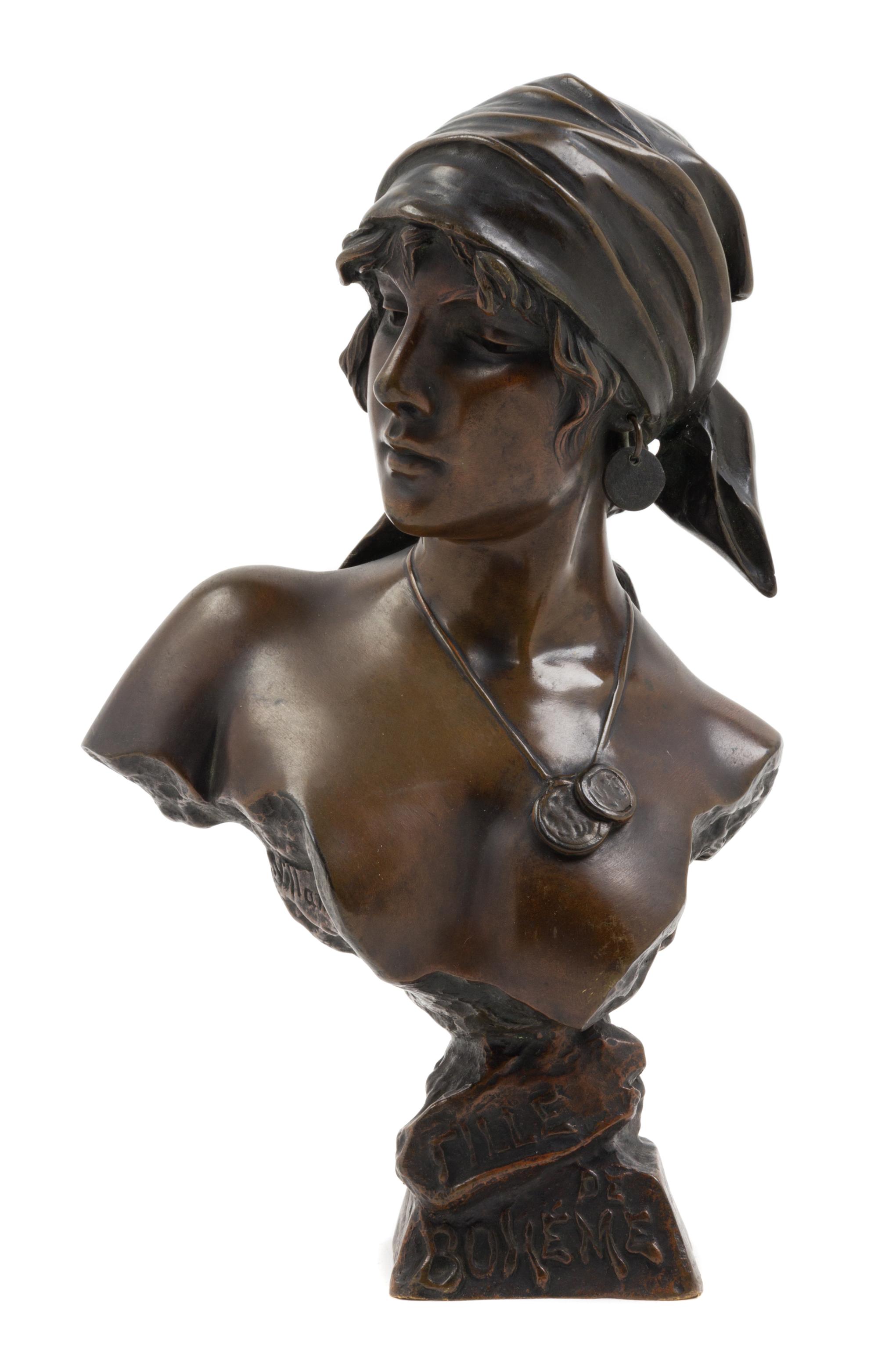After Emmanuel Villanis, FRENCH LATE 19TH/EARLY 20TH CENTURY, Fille de Boheme