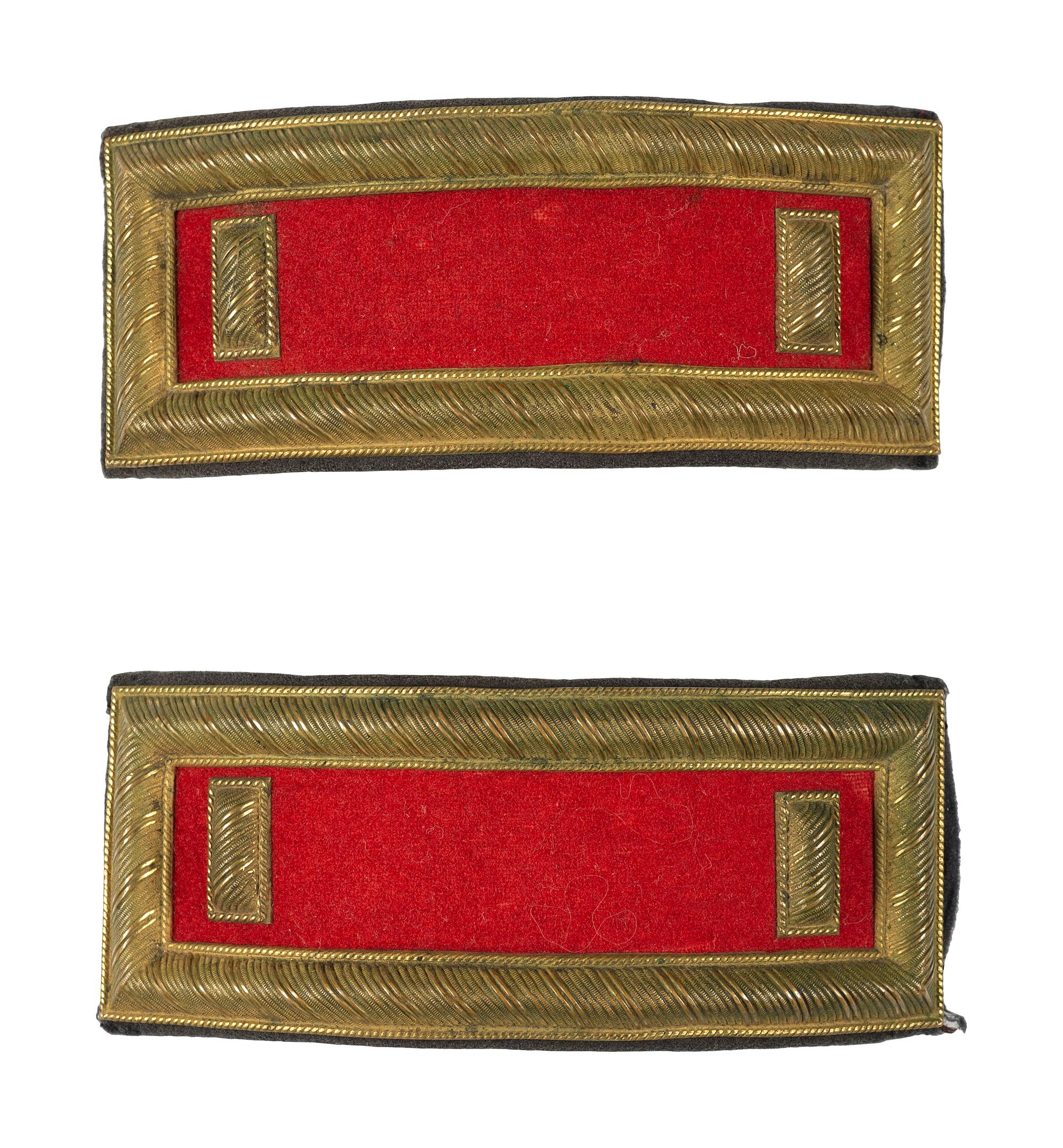 Civil War Smith Patent lieutenant of artillery straps