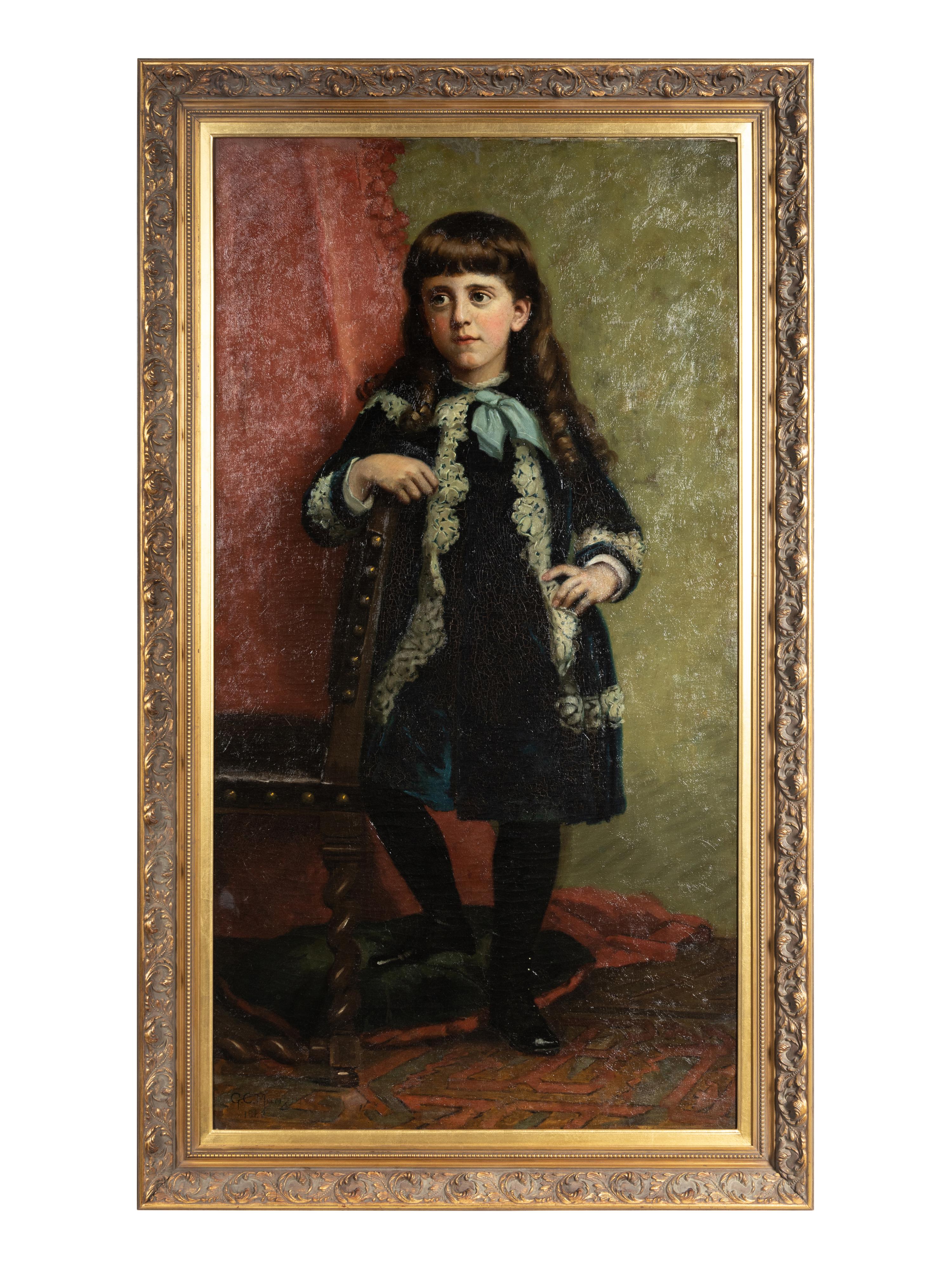 Portrait of a young child , 1882