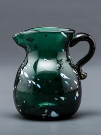 A New York Blown-Glass Pitcher in Green