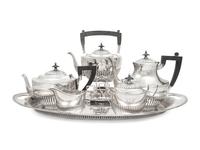 An American Silver Five-Piece Tea and Coffee Service