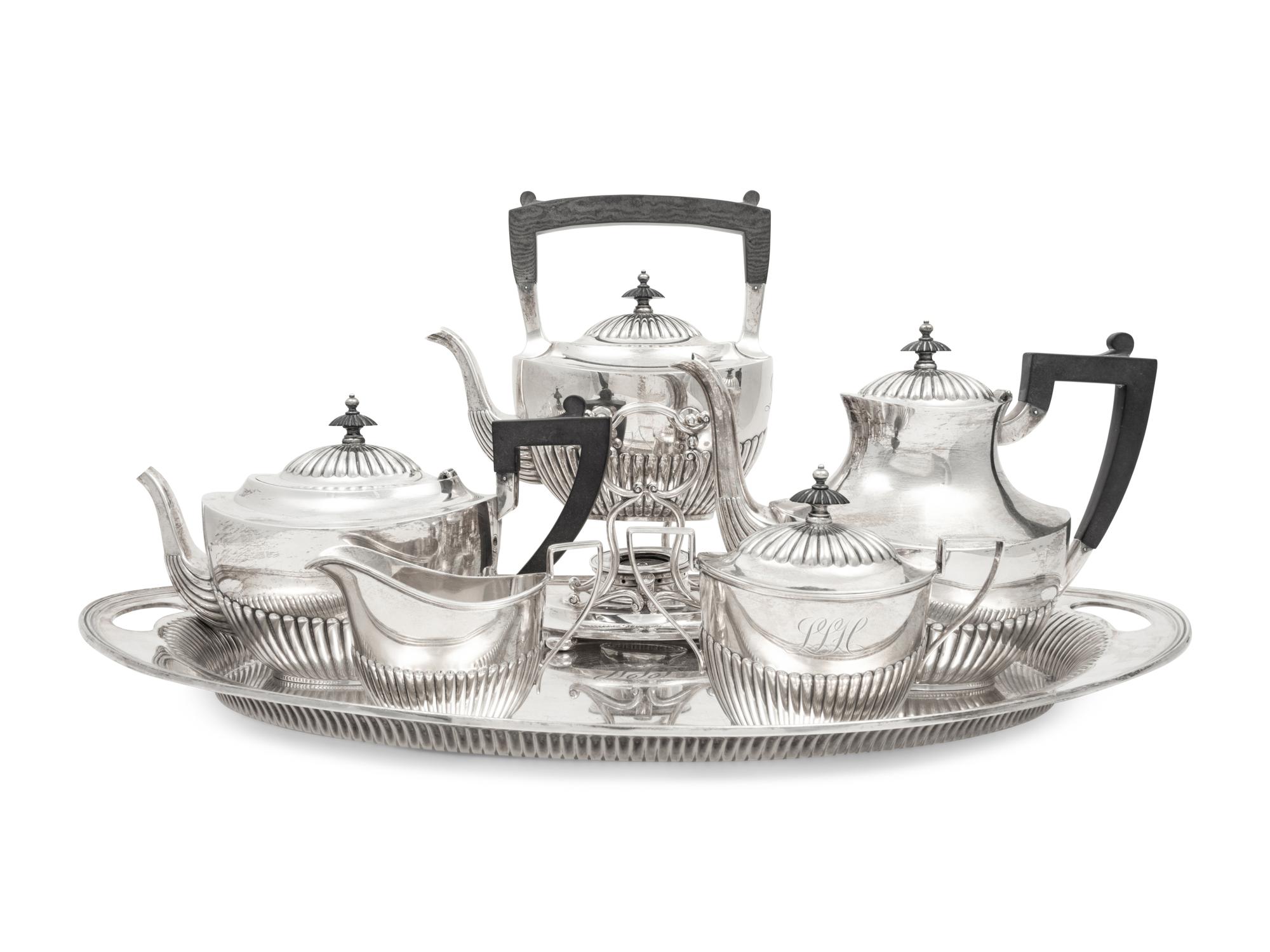 An American Silver Five-Piece Tea and Coffee Service