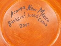 Polychrome Pottery Jar, with Trains