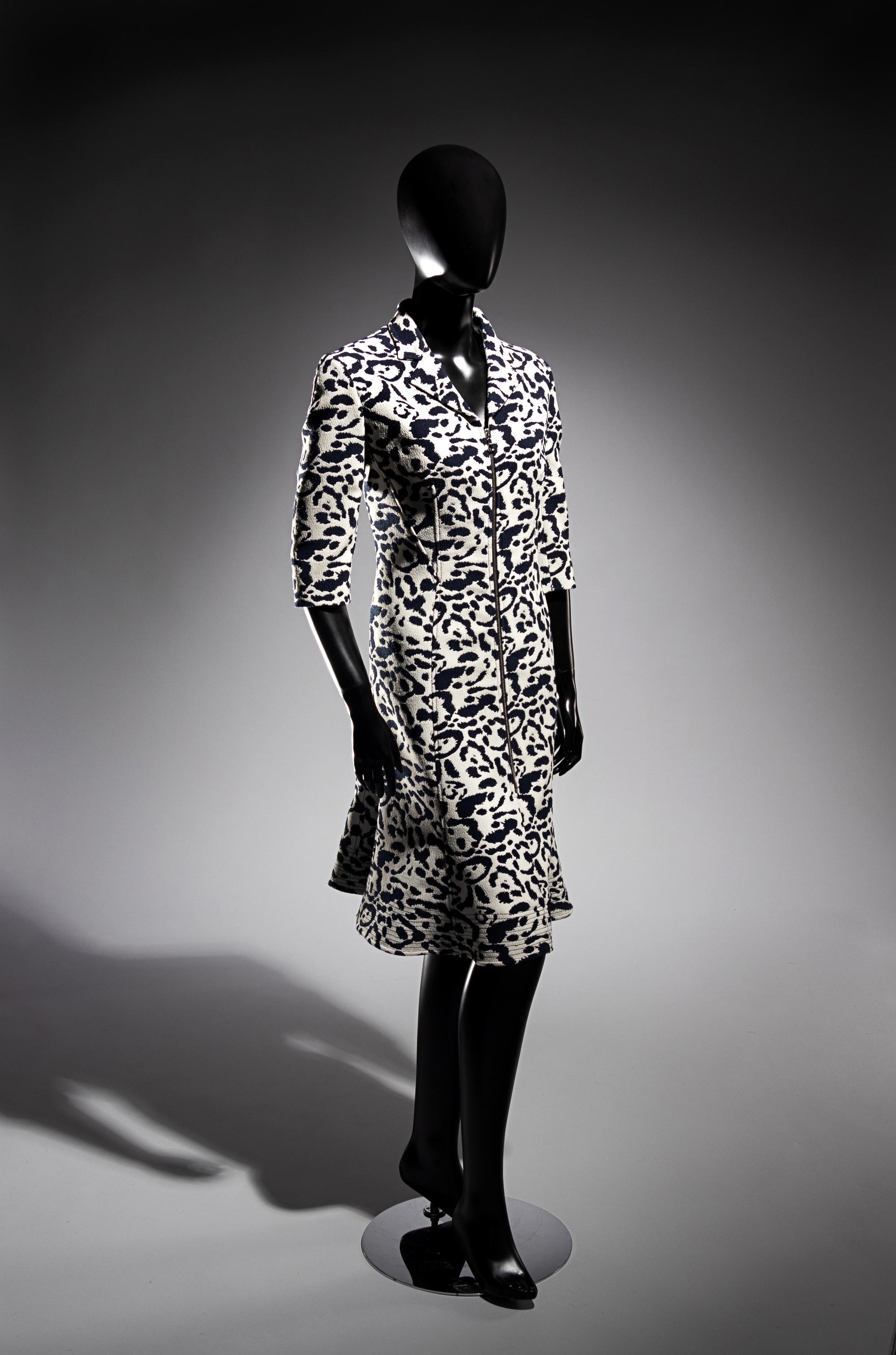 Christian Dior Animal Patterned Zip Front Dress, Pre-Fall 2016