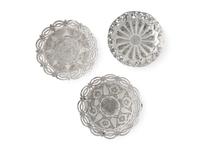 A Group of Eight Persian Silver Table Articles