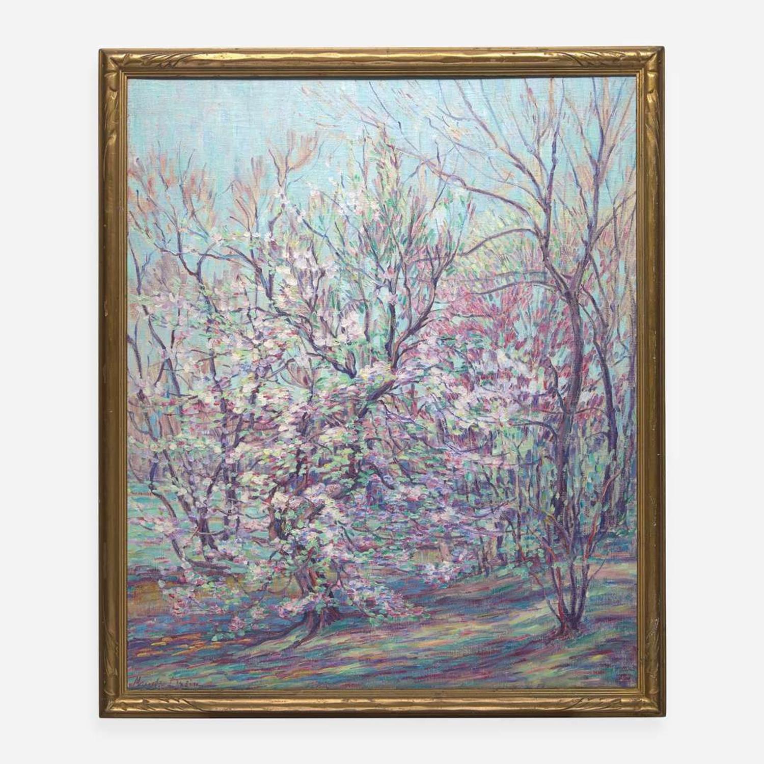 Maude Drein Bryant (American, 1880-1946) Blossoming Trees