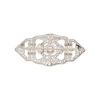 ART DECO, DIAMOND BROOCH