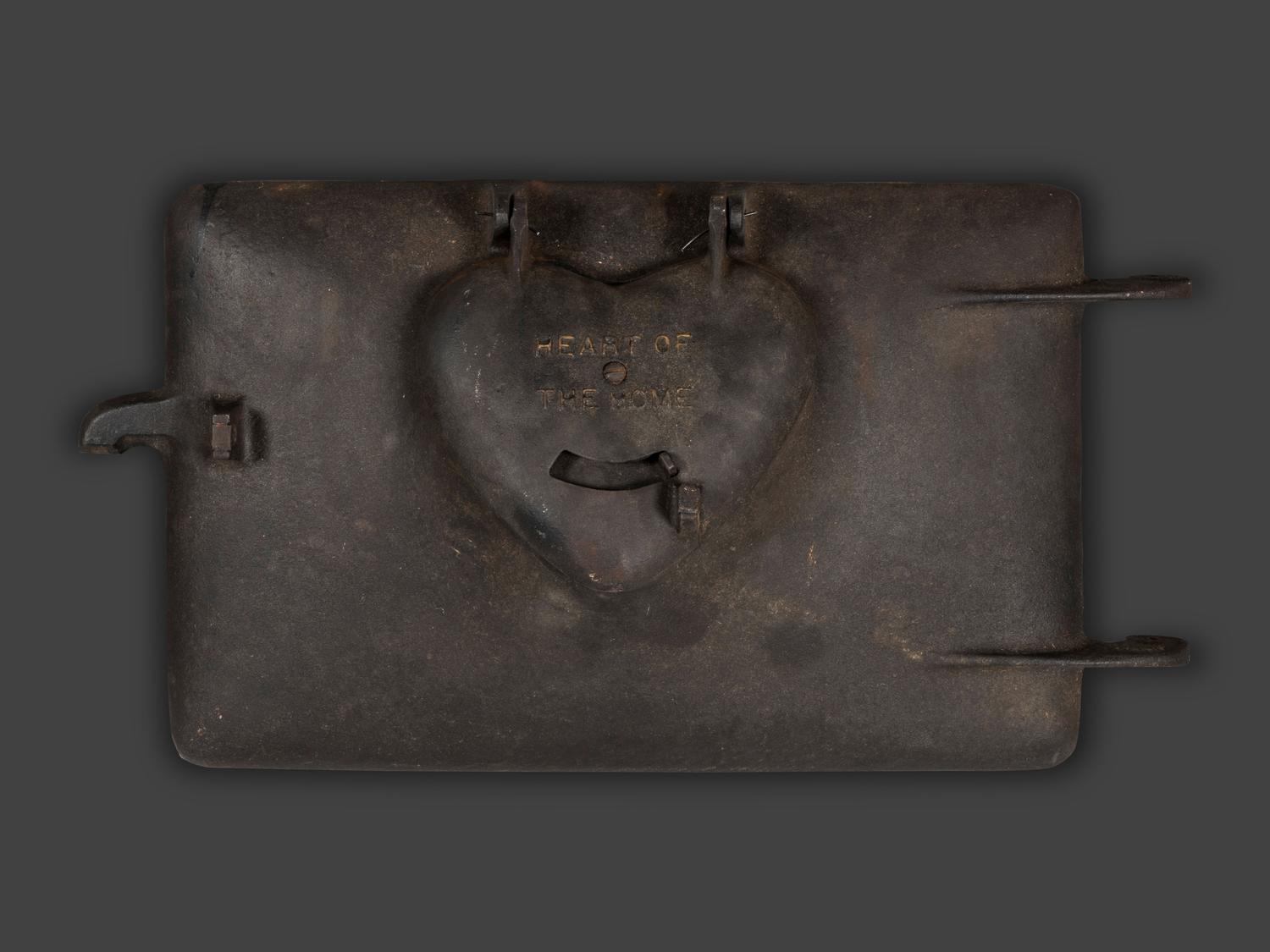 A 'Heart of the Home' Cast Iron Stove Door