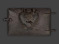 A 'Heart of the Home' Cast Iron Stove Door