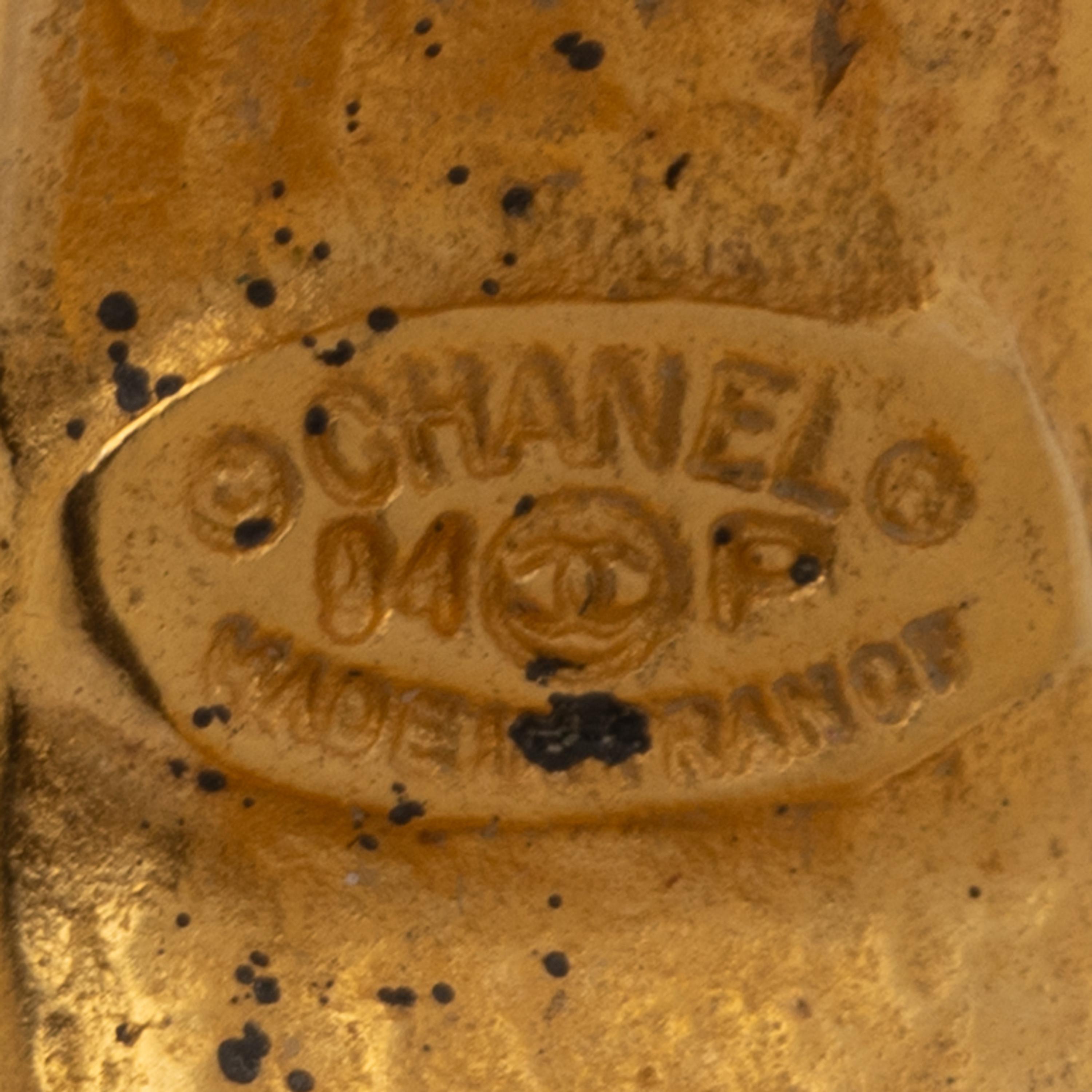 Chanel, Dangling Byzantine Cross Ear Clips