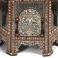 A Pair of Moorish Style Marquetry Tables