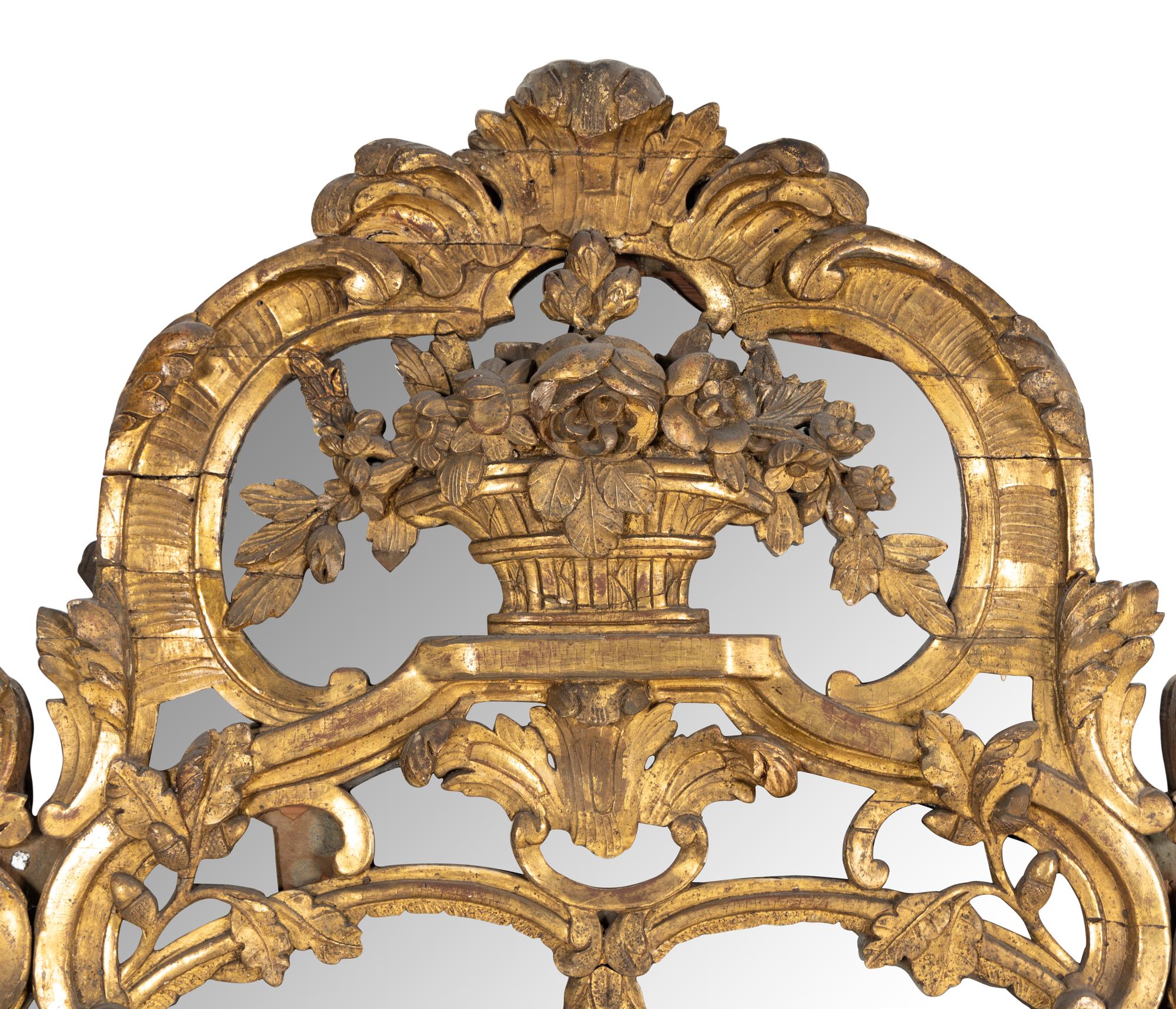 A Régence Giltwood Mirror