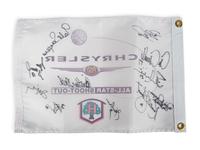 A 2003 Chrysler All-Star Golf Shootout Signed Autograph Golf Flag Including Multiple Chicago Sports Legends (Beckett Authentication Services BAS Certified),