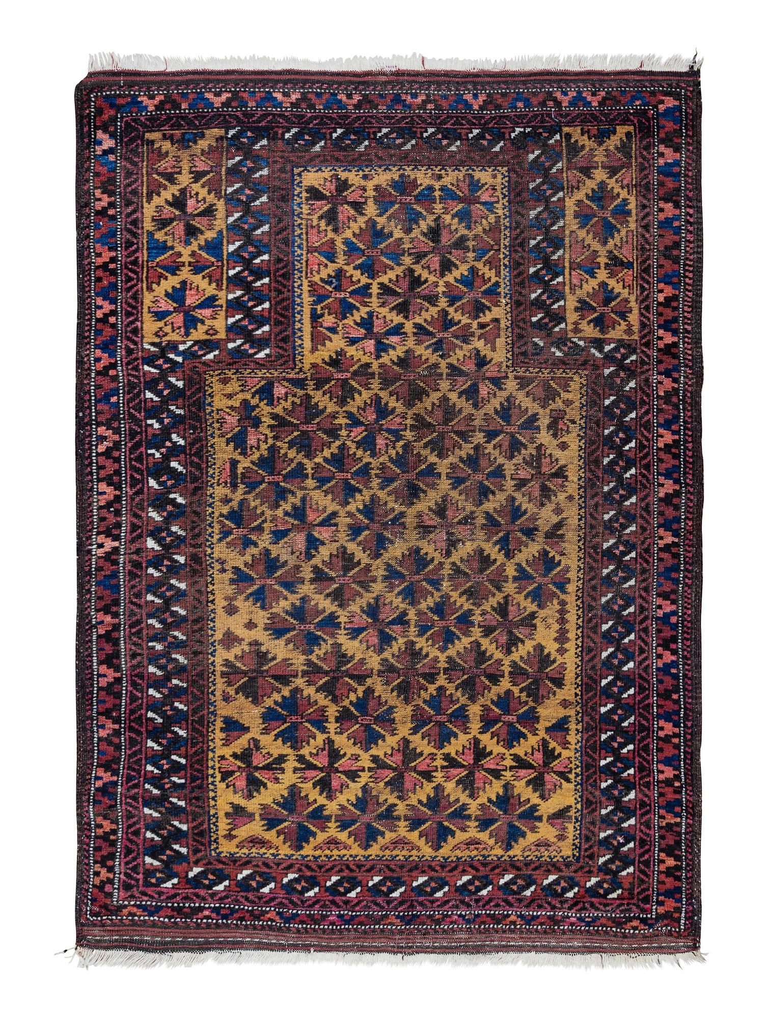 A Turkoman Wool Rug