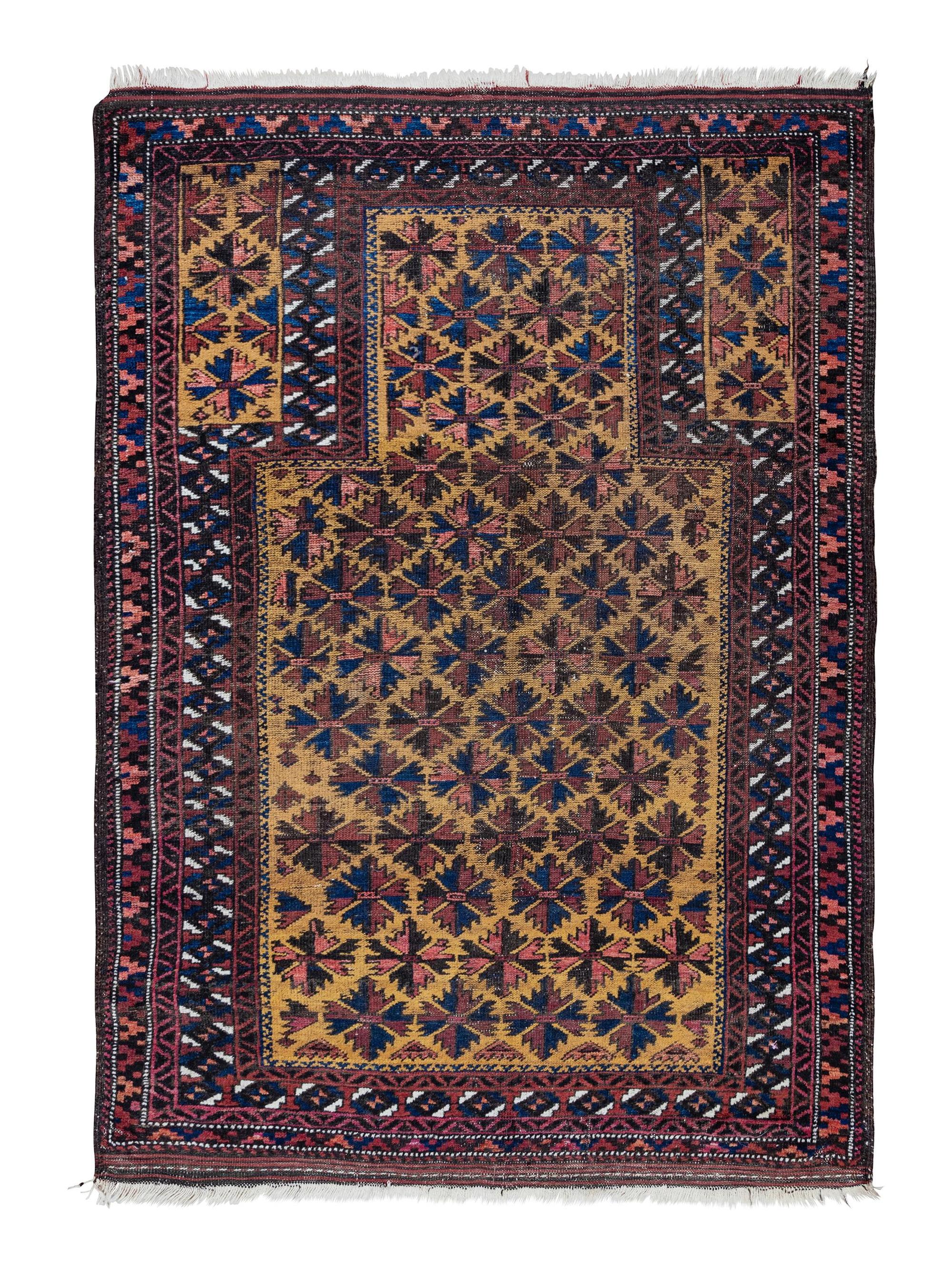 A Turkoman Wool Rug