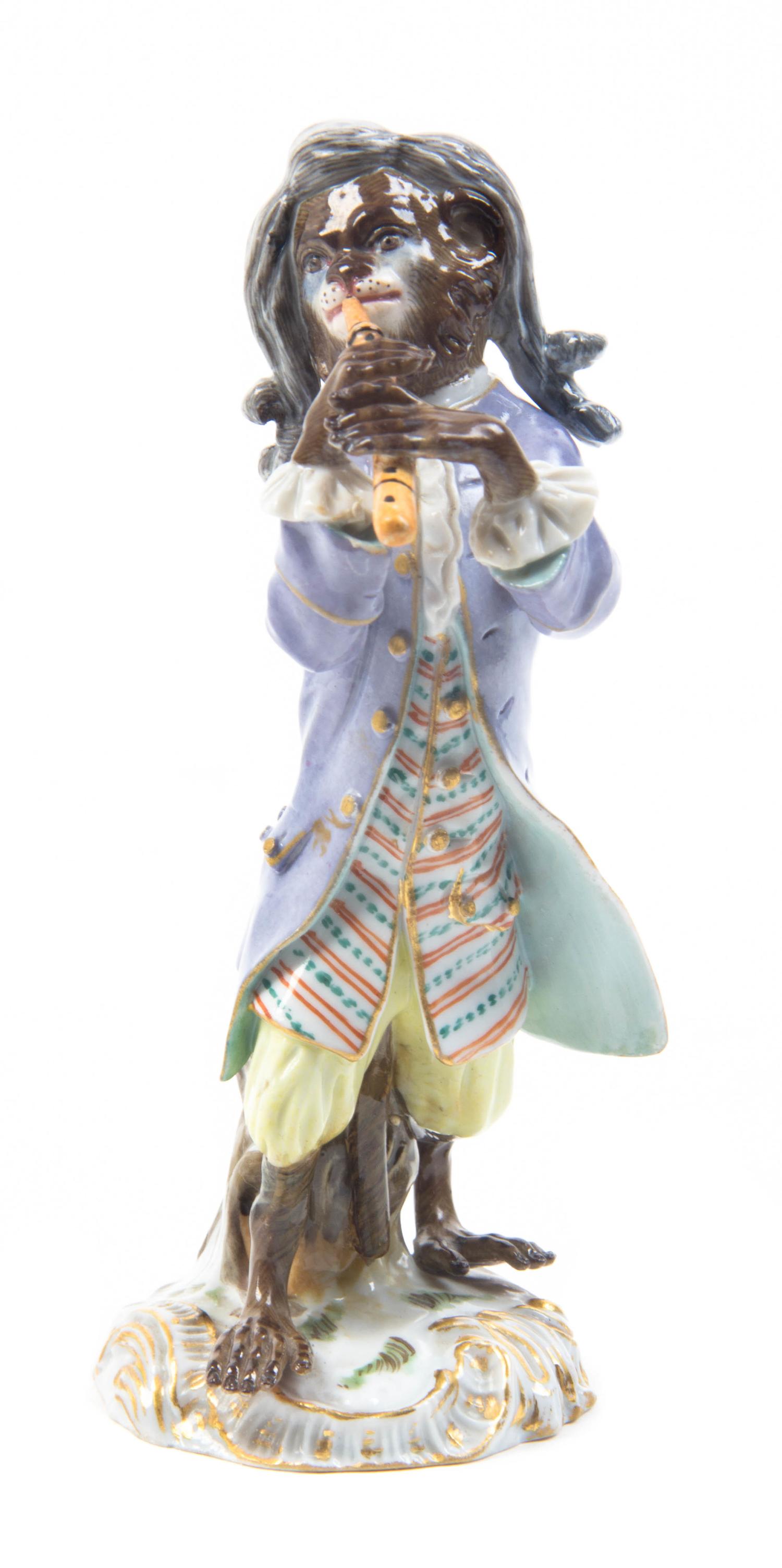 A Meissen Porcelain Figure, Height 5 1/8 inches.