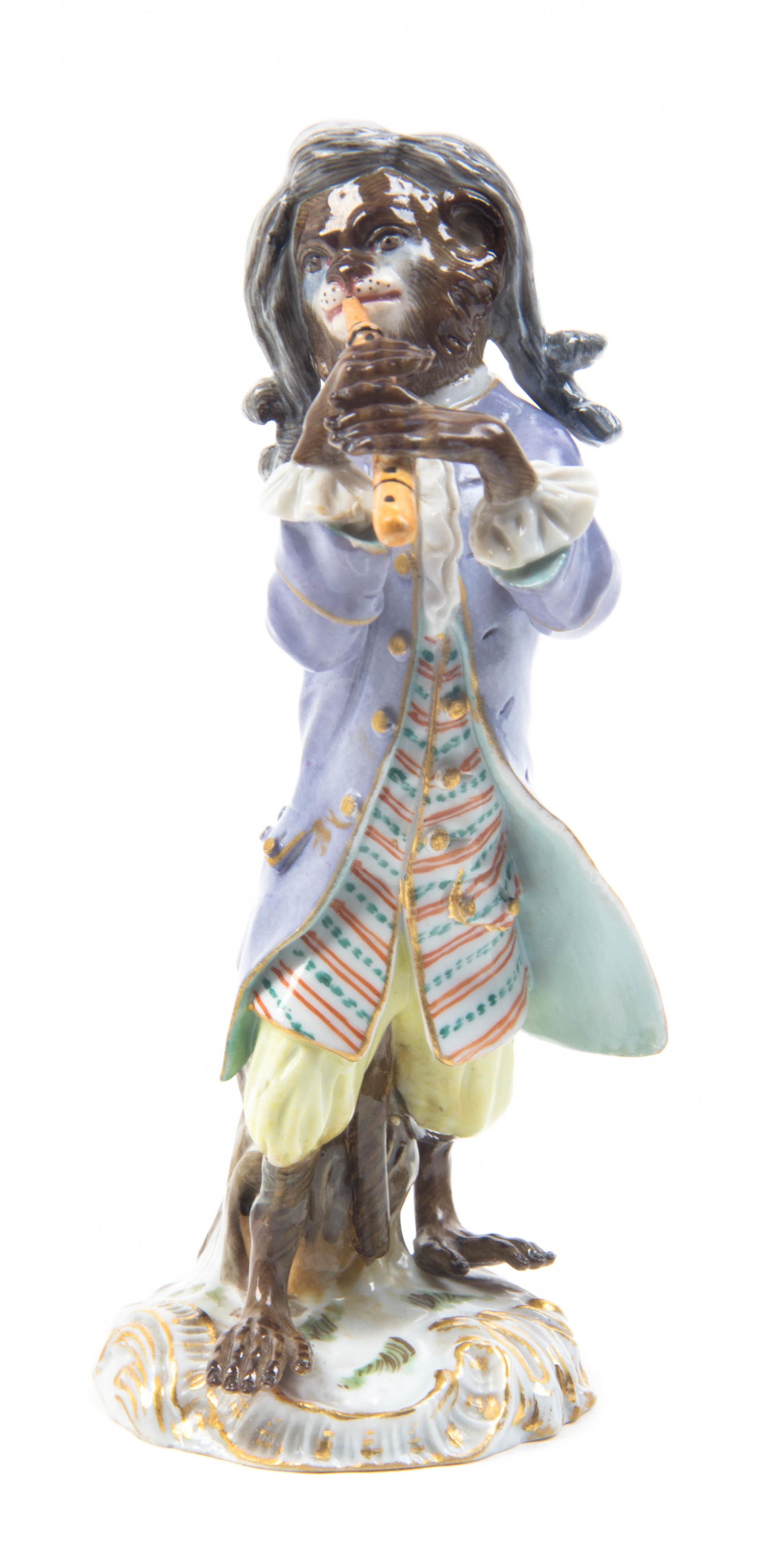 A Meissen Porcelain Figure, Height 5 1/8 inches.