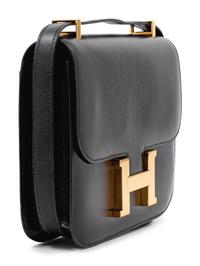 Hermes 23 cm Black Constance