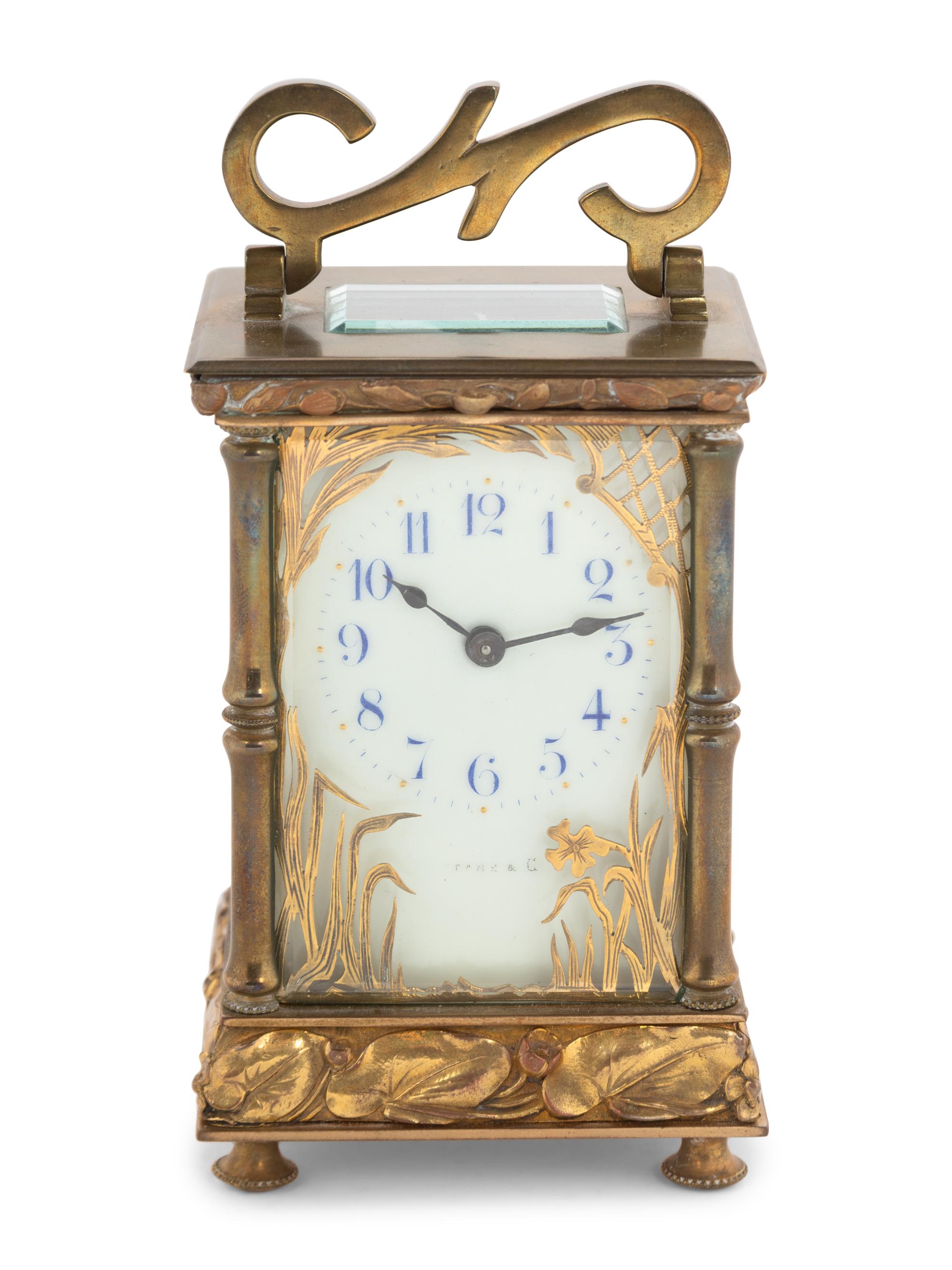 A C.R. Crookshank Brass Carriage Clock