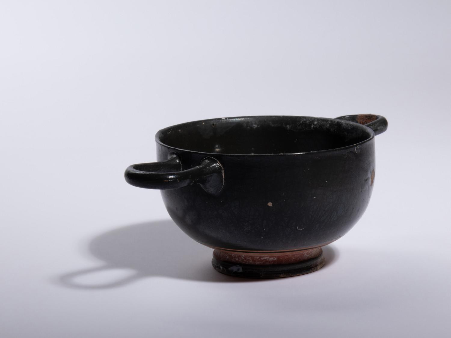 Two South Italian Black-Glazed Vessels