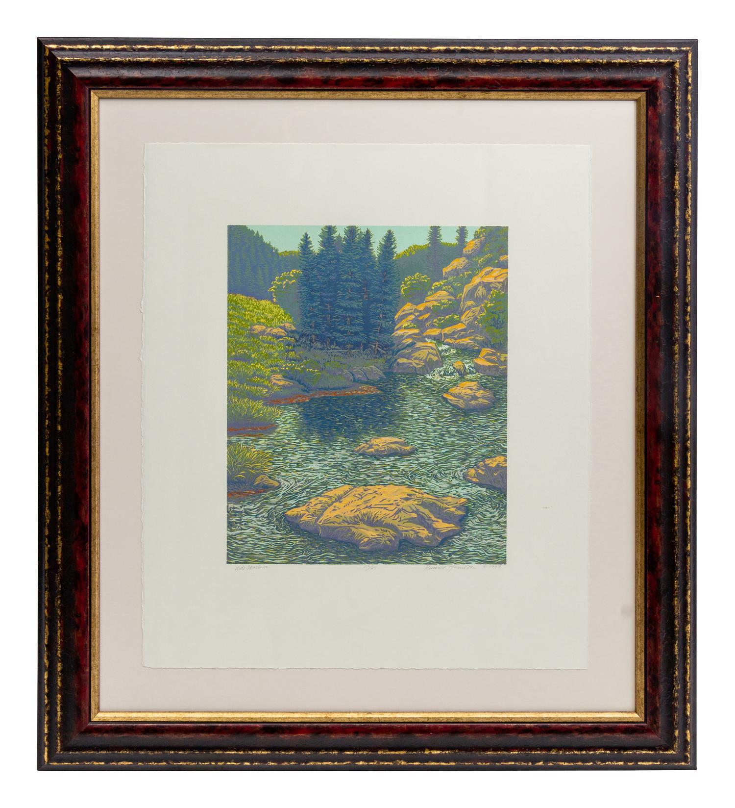 A Group of Four Russell Hamilton Monotypes
