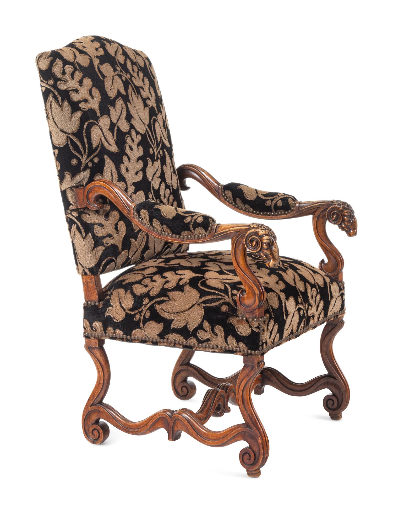 A French Walnut Armchair