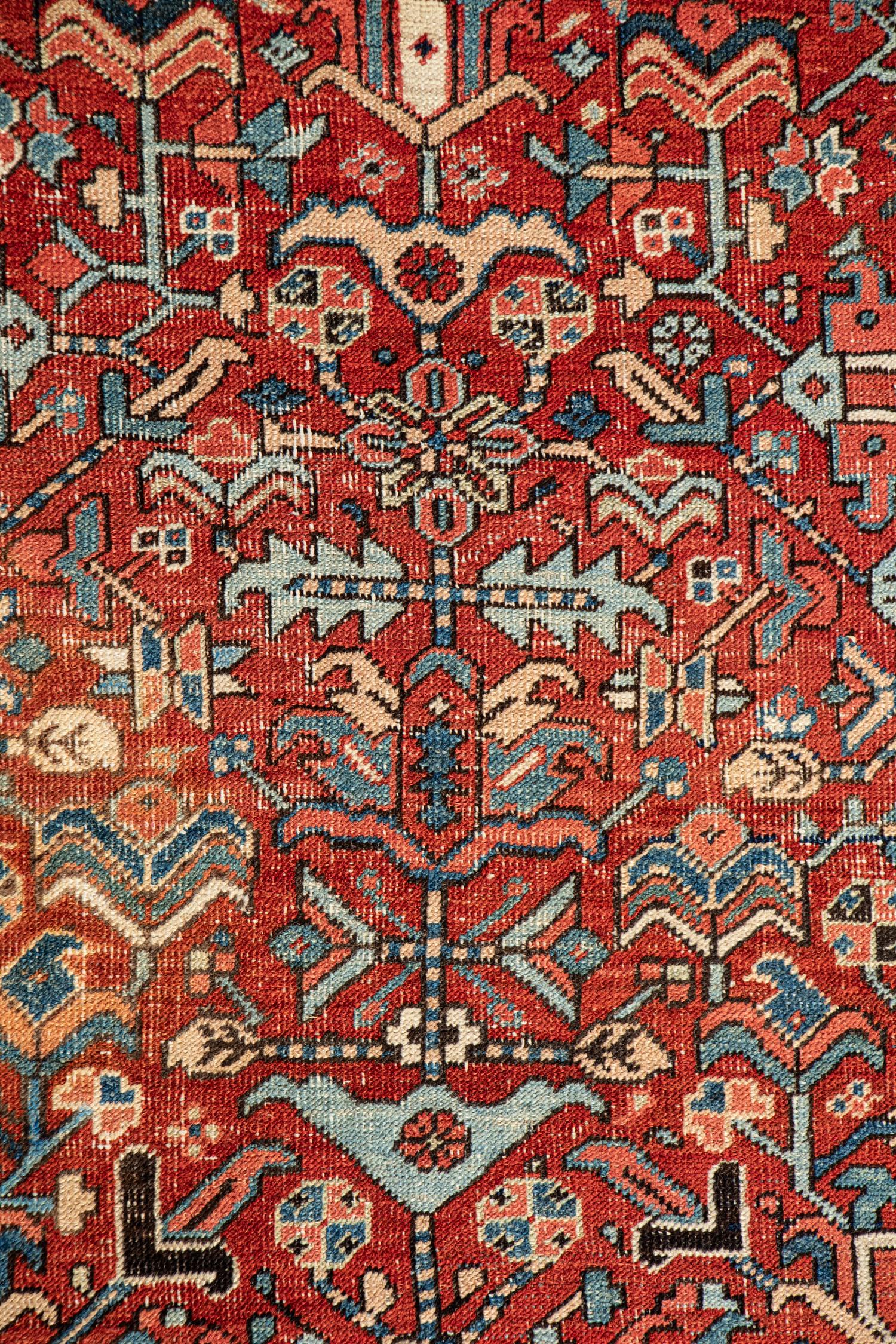 A Heriz Wool Rug