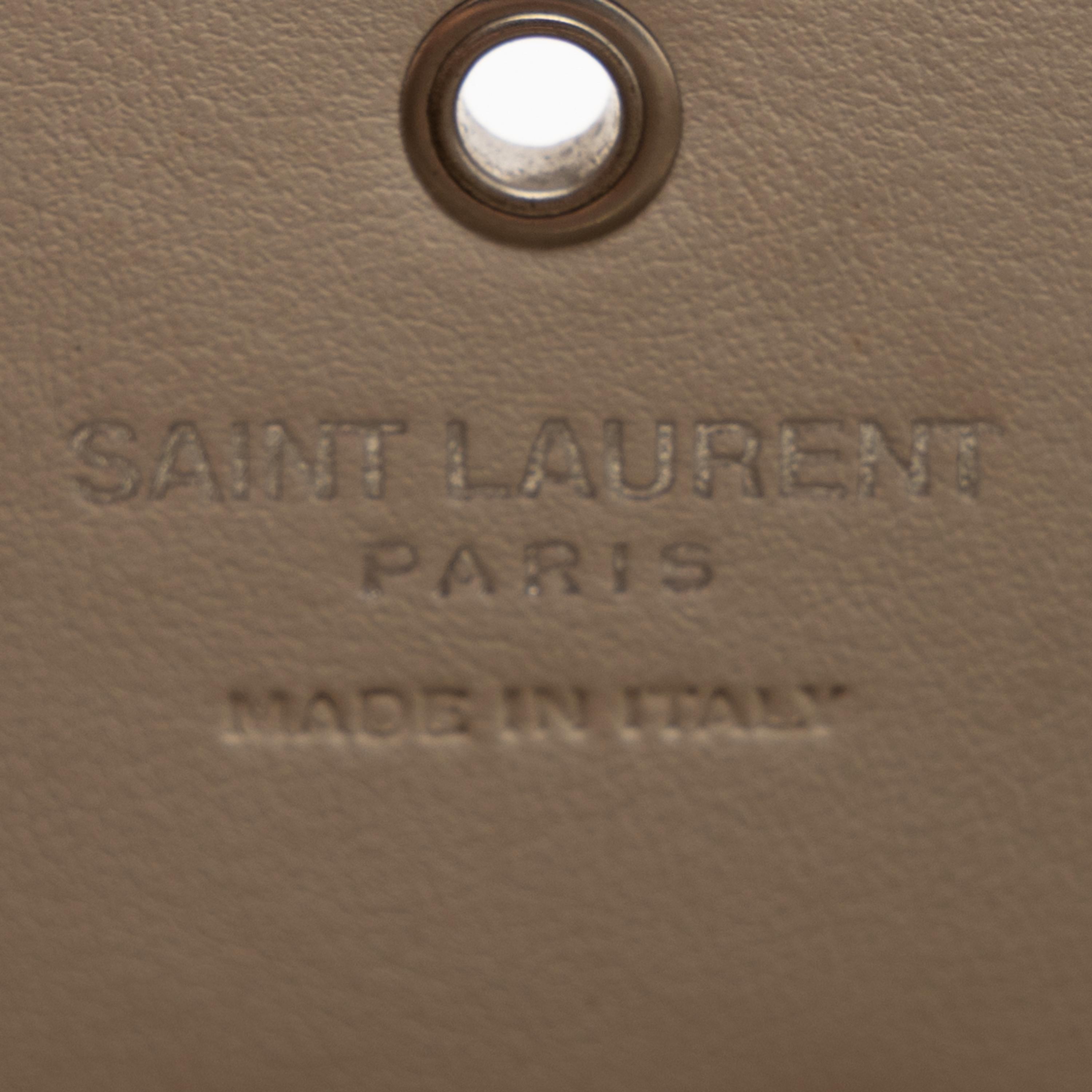 Saint Laurent, Sac du Jour in Bandana-Studded White Leather