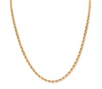 A 14 Karat Yellow Gold Rope Chain Necklace. 28.70 dwts.