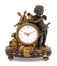 A Louis XVI Style Table Clock