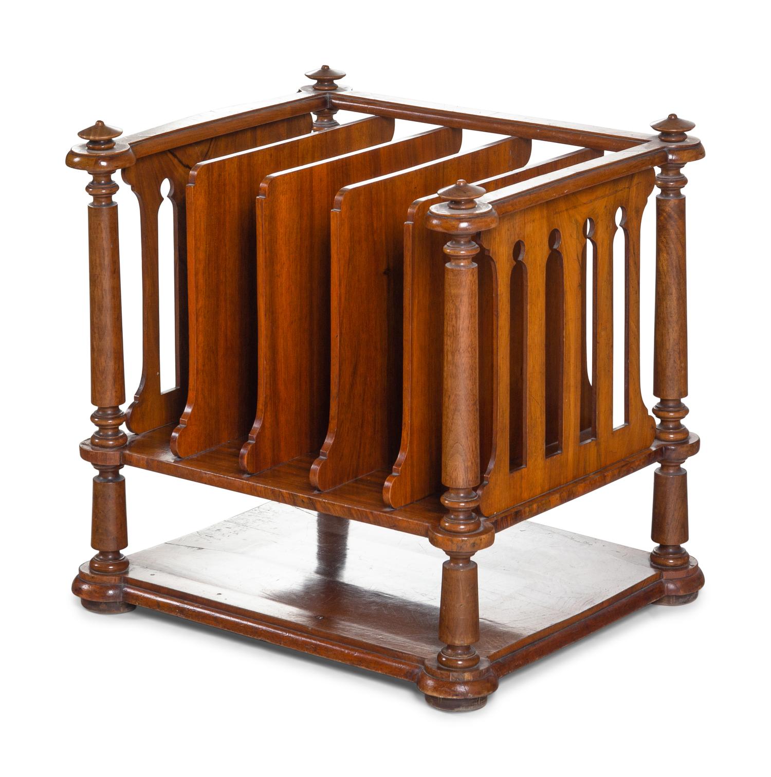 A William IV Walnut Canterbury
