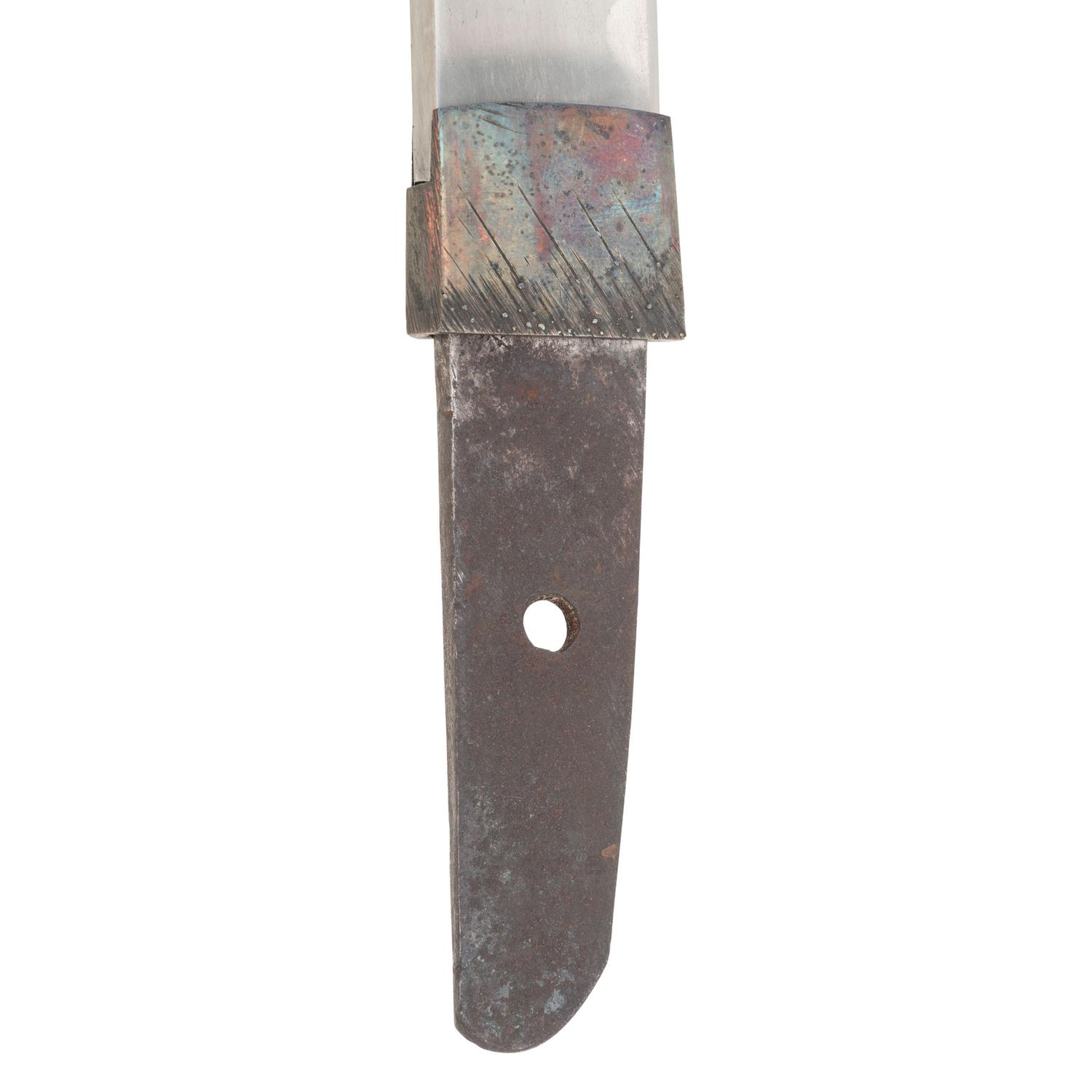 Signed Edo-Period Japanese Tanto with Attractive Mounts, Kogai and Kozuka