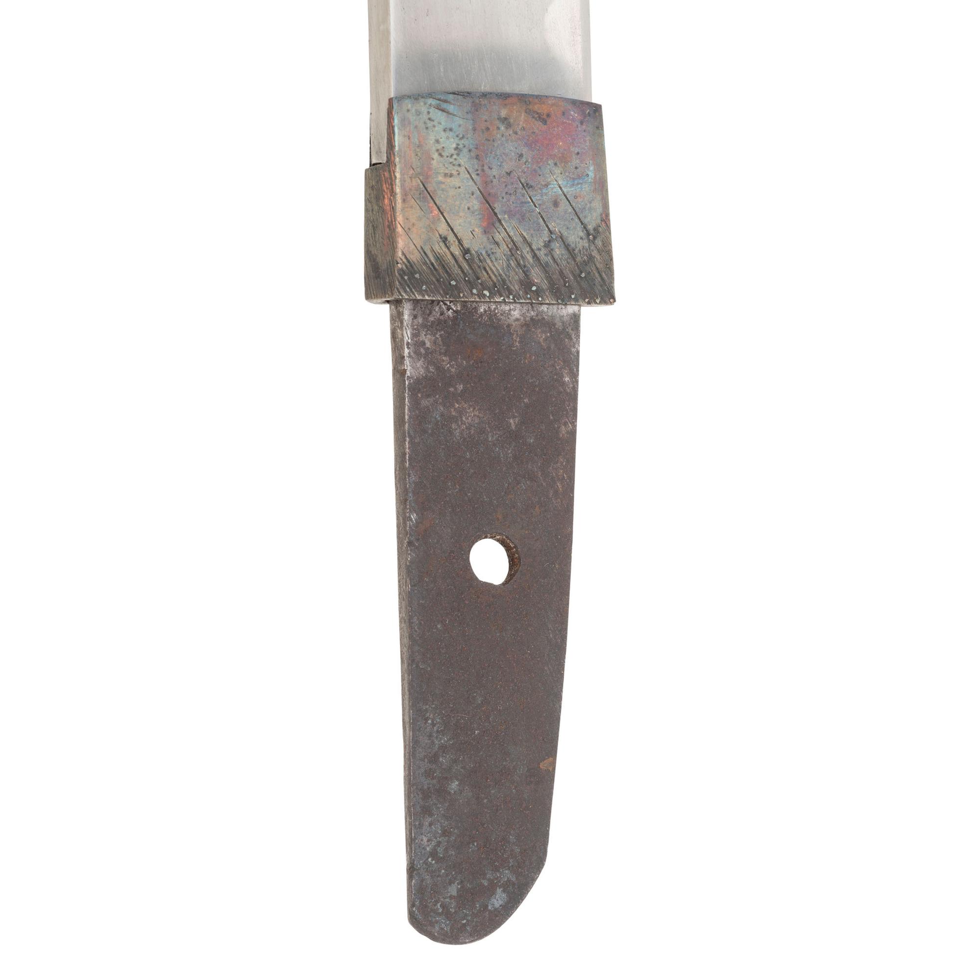 Signed Edo-Period Japanese Tanto with Attractive Mounts, Kogai and Kozuka