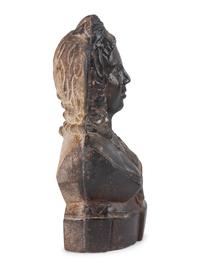 A Cast Iron Maiden-Form Door Stop