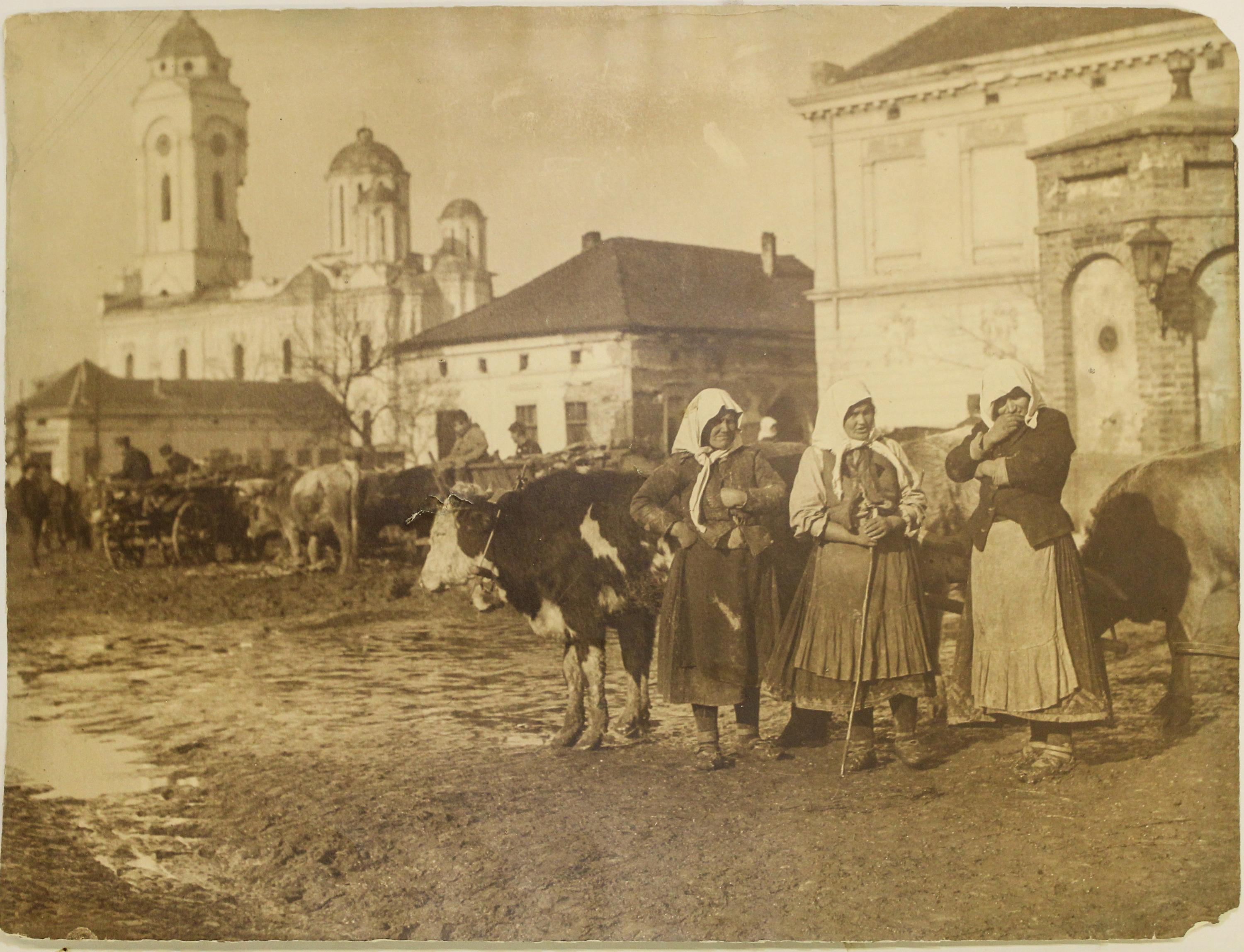 Artist Unknown, (20th century), Serbian Village, 1918