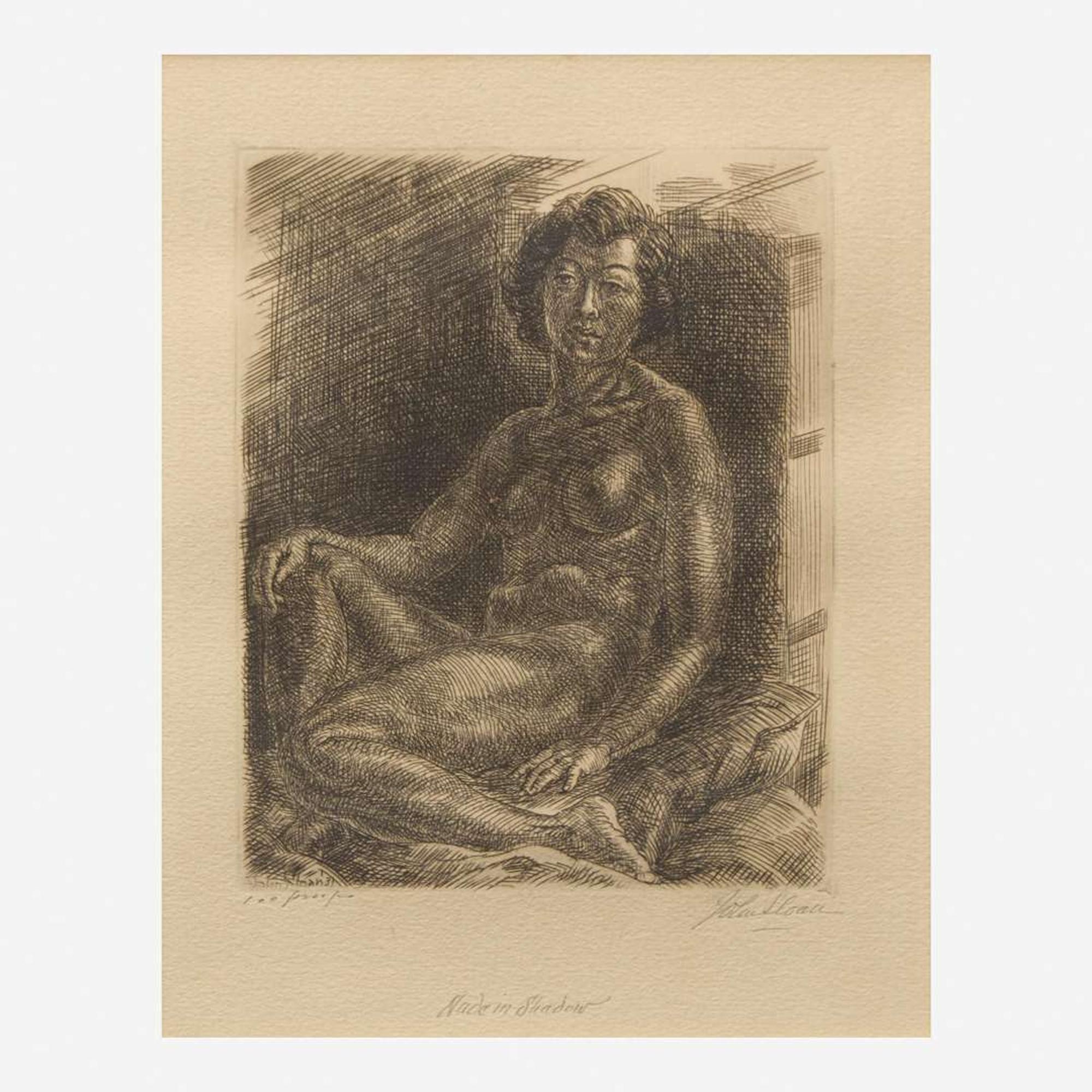 John French Sloan (American, 1871-1951) A Collection of Etchings