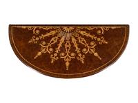 An Adam Style Giltwood, Burlwood and Marquetry Console Table