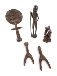 Five African Wood Carvings