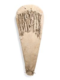 Plateau Child's Beaded Hide Cradleboard