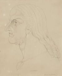 William Blake (British, 1757-1827) - Visionary Head of Solomon