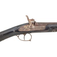 Casa LaPort Percussion Shotgun with Carved Stock