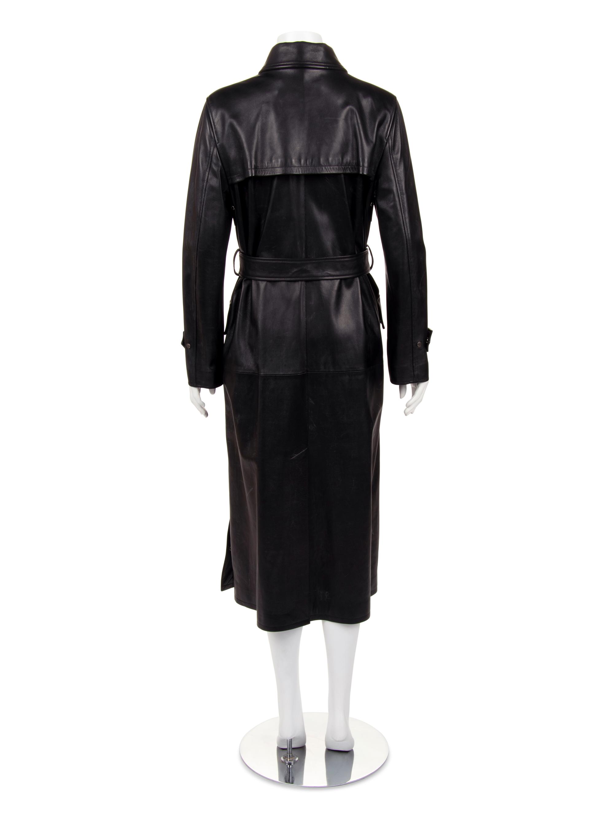 Christian Dior Lambskin Leather Trench Coat