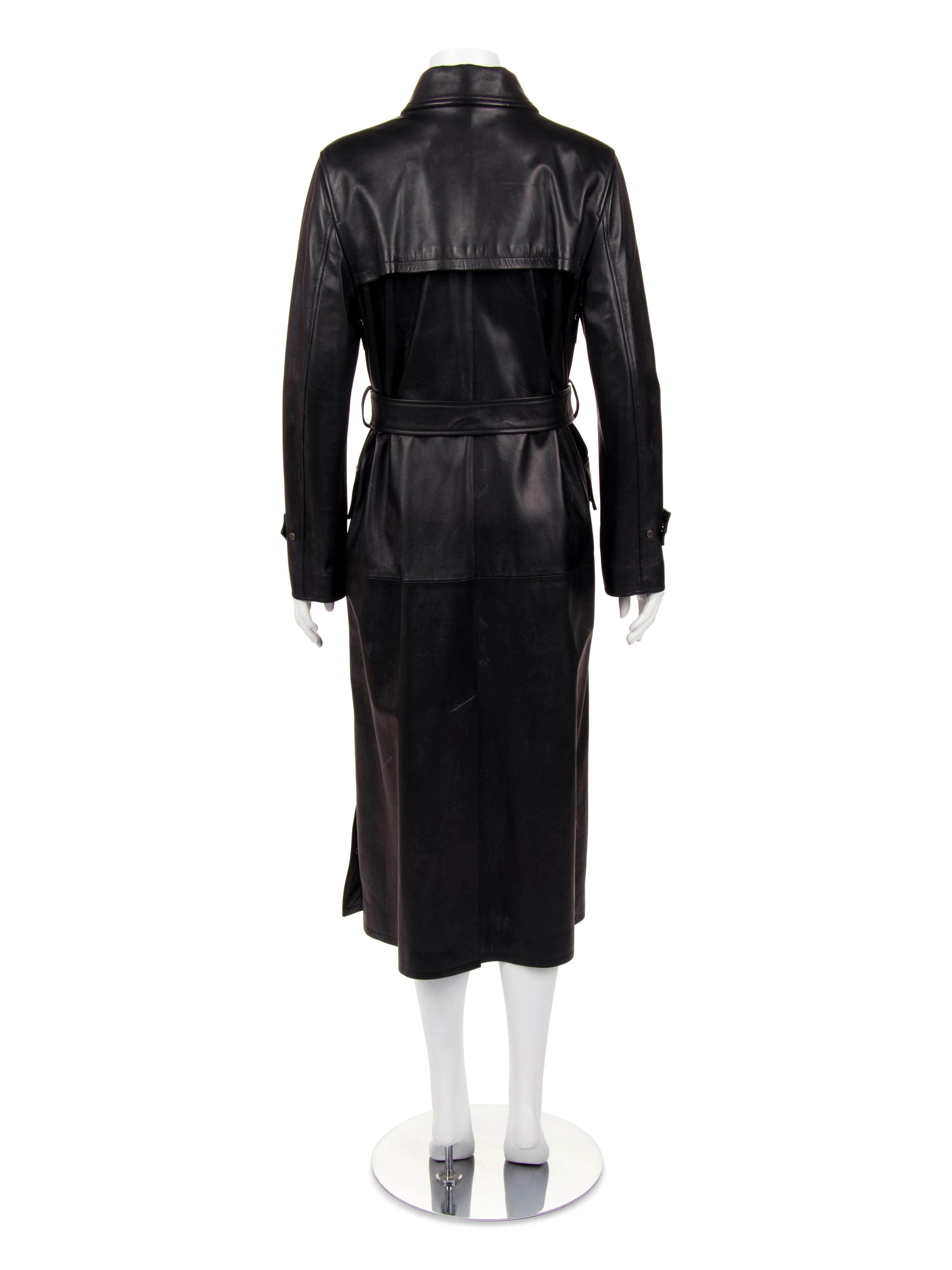 Christian Dior Lambskin Leather Trench Coat