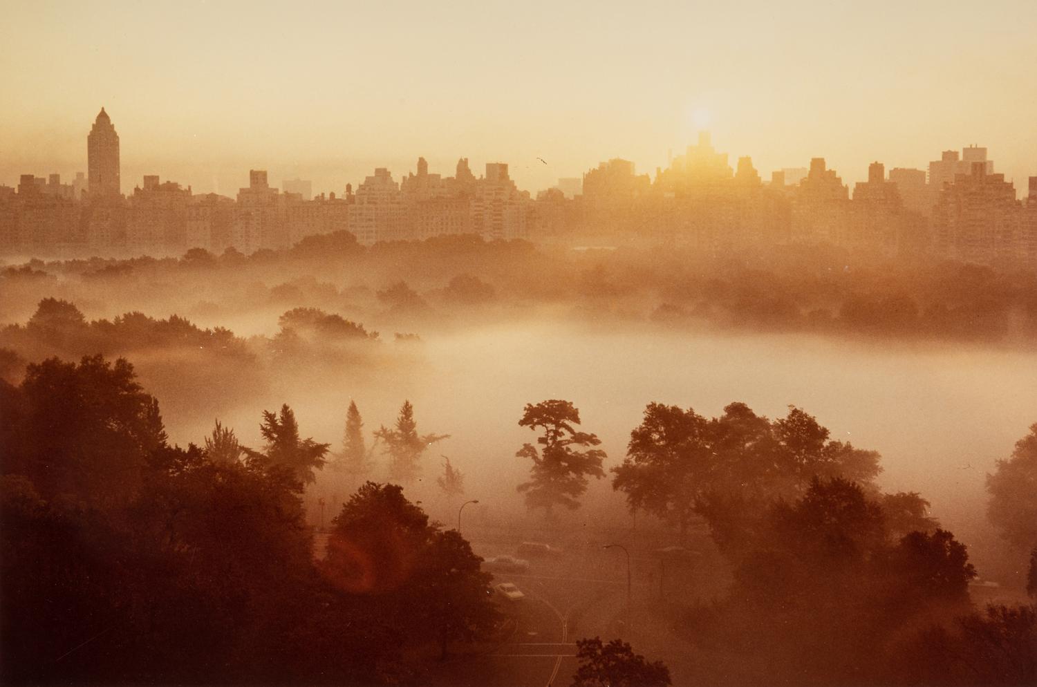 Ruth Orkin (1921-1985) Mist over Sheep Meadow, Central Park, NYC, 1971