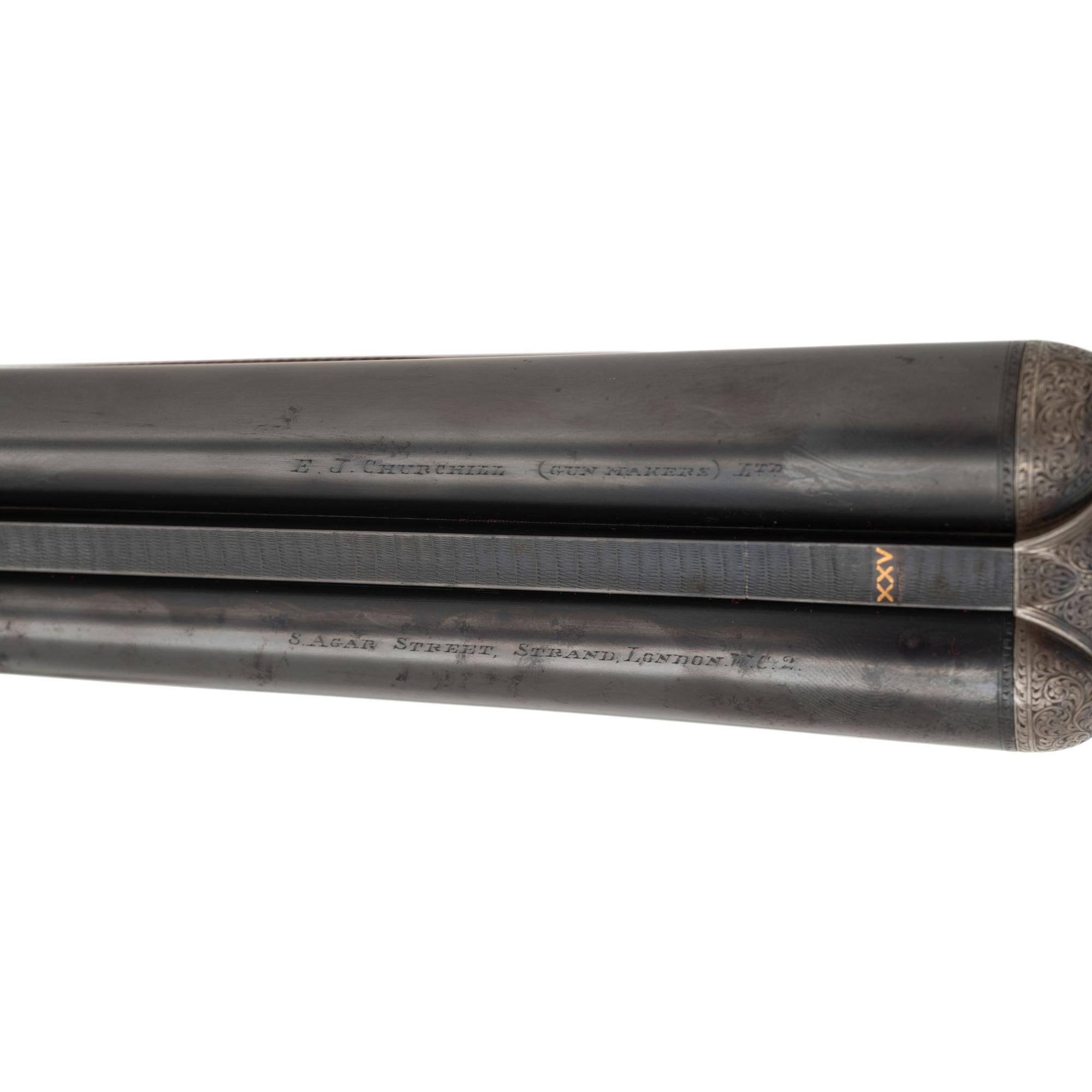 ** E.J. Churchill Hercules Model XXV-Grade 20 Gauge Shotgun with Travel Case and Accessories