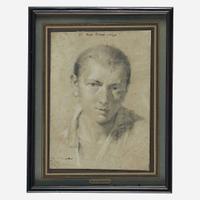 Attributed to Giovanni Battista Piazzetta (Italian, 1682–1754) Portrait of a Young Boy, Bust-Length